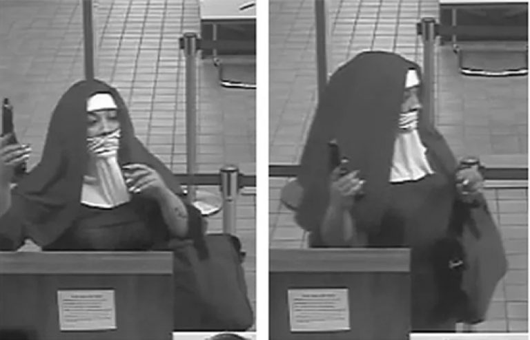 Mulheres vestidas de freiras tentam assaltar banco nos EUA