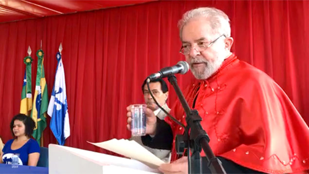 Lula recebe o Título de Doutor Honoris Causa da Universidade Federal de Sergipe em Lagarto