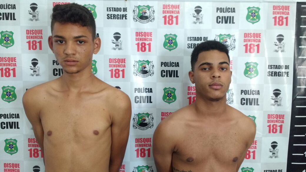 Alan Vinícius Santos Nascimento (esquerda) e Matheus Noberto Bezerra da Silva (direita). Foto: Polícia Civil