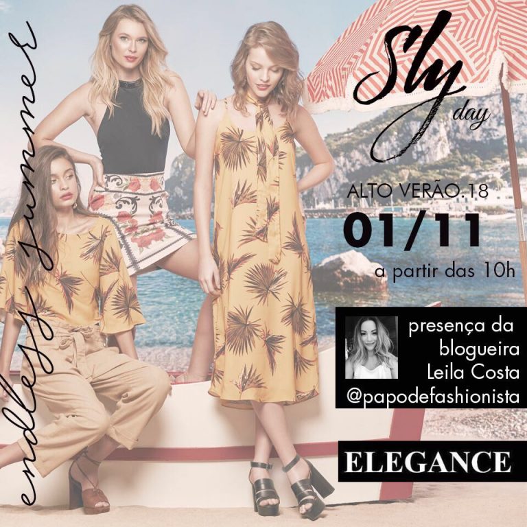 Loja Elegance apresenta a coleção Sly Wear nesta quarta-feira