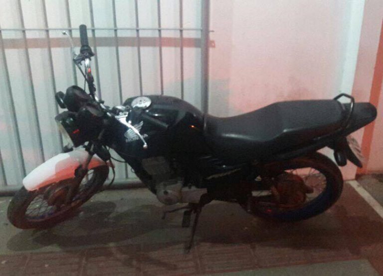 Polícia Militar de Lagarto recupera motocicleta roubada em Boquim