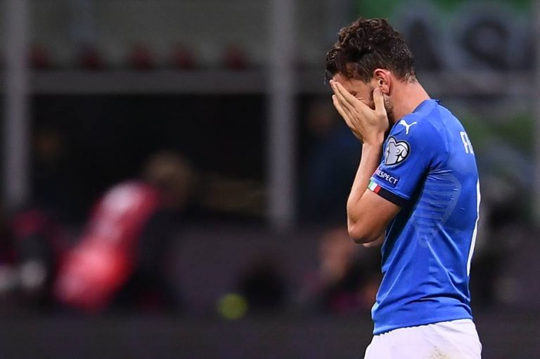 Itália fica de fora da Copa do Mundo pela primeira vez em 60 anos