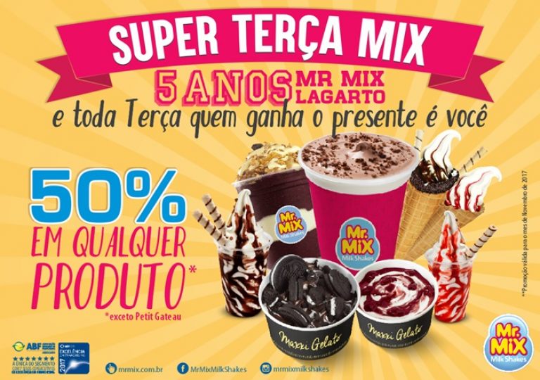 Comemorando 5 anos a Mr. Mix lança Super Terça Mix, confira