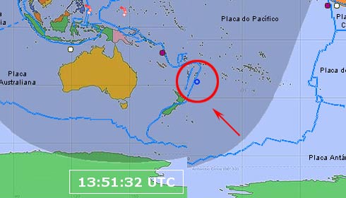 Terremoto atinge Tonga