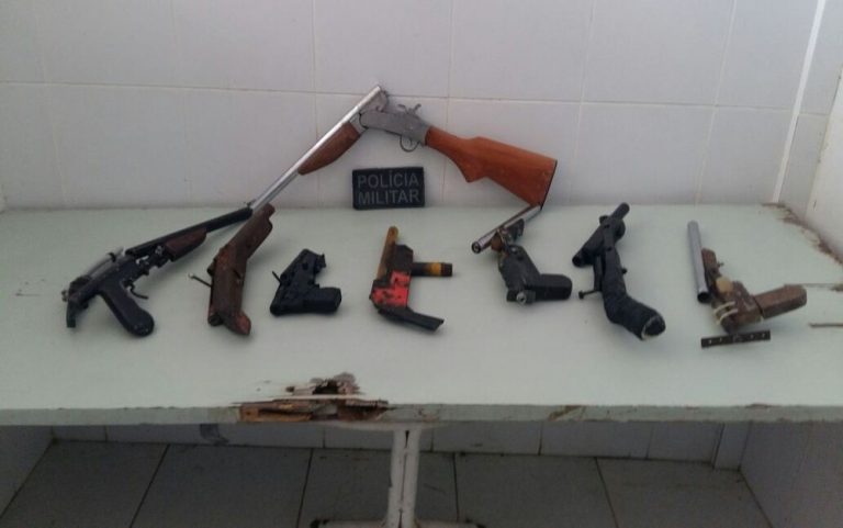 Polícia Militar apreende oito armas de fogo na Zona Sul de Aracaju