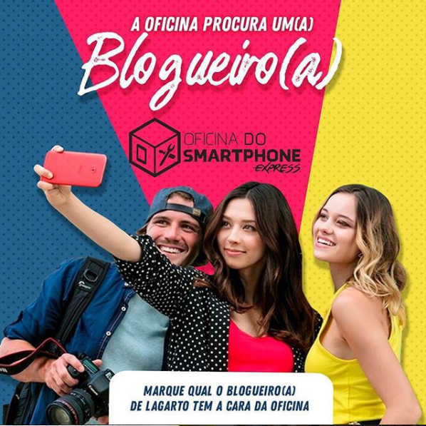 Oficina do Smartphone de Lagarto procura Blogueiro que seja a “cara da Oficina”