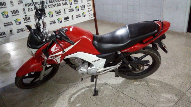 Motocicleta é recuperada pela PM durante operação no Povoado Jenipapo