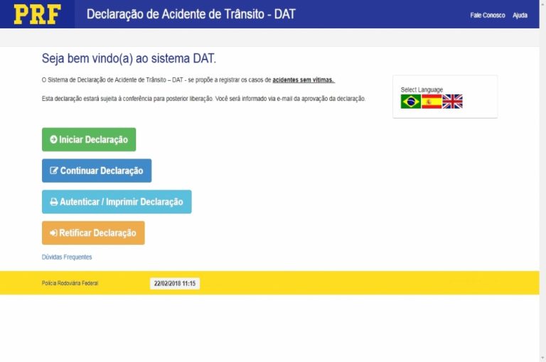 Nova ferramenta da PRF permite registro de acidentes