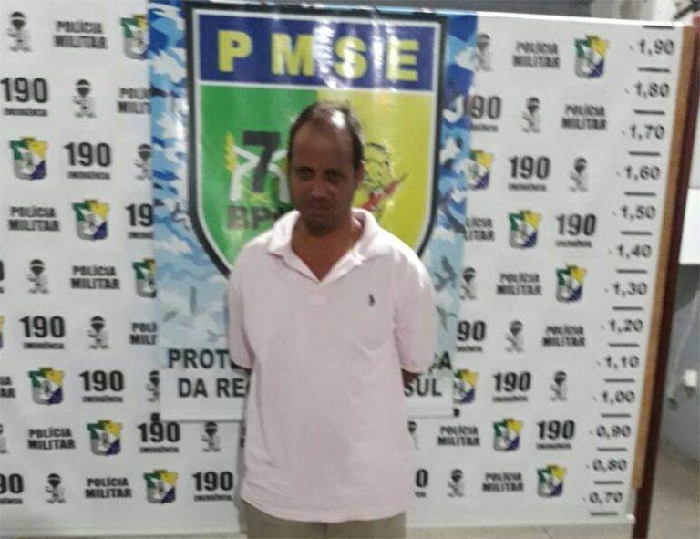 Prisão foi efetuada neste sábado pelo 7º Batalhão de Lagarto