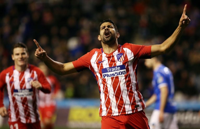 Diego Costa decide, e Atlético de Madri pega Olympique na decisão