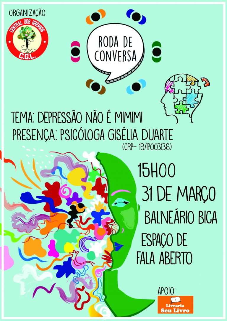 Central de Grêmios Livres realiza debate sobre ‘Depressão’ no Balneário Bica