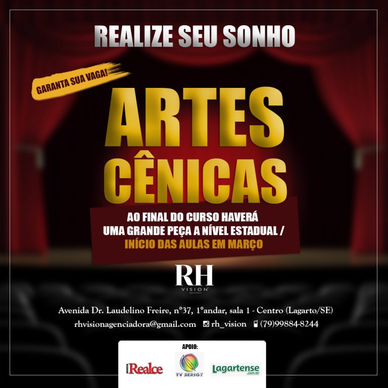 Faça sua inscrição para o melhor curso de artes cênicas que só a RH Vision oferece