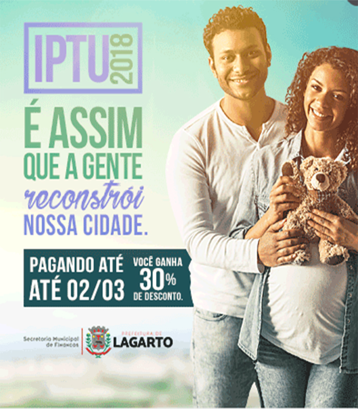 Prazo para pagamento com 30% de desconto do IPTU 2018 encerra hoje