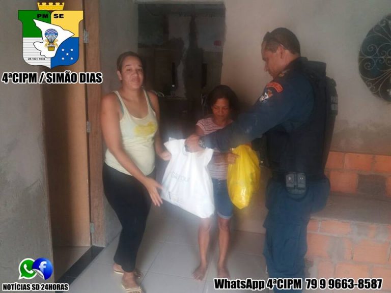 4ª CIPM realiza ação solidária no Lar Peniel em Simão Dias