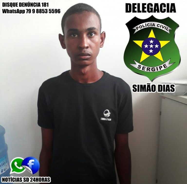 PC realiza prisão de homem acusado de roubo em Simão Dias