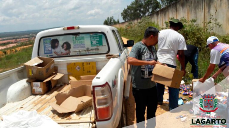 Vigilância Sanitária de Lagarto recolhe medicamentos descartados em via pública e identifica farmácia suspeita pelo ato