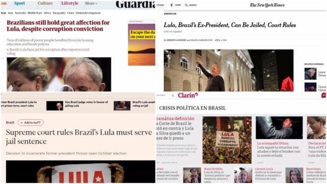 Imprensa estrangeira vê decisão ‘explosiva’ do STF e ‘fim da carreira política de Lula’