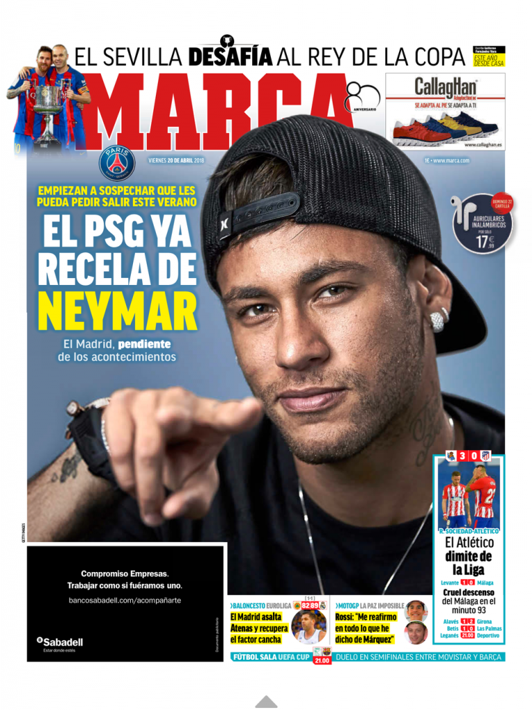 Jornal diz que Neymar pode pedir para sair do PSG no fim da temporada