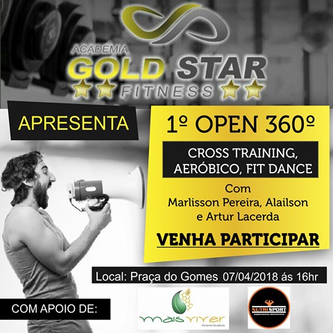 Academia Gold Star Fitness realiza 1º Open 360