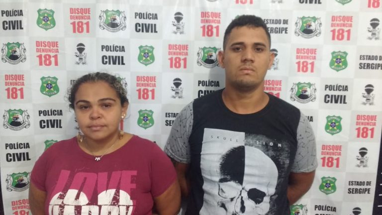 Polícia Civil de Lagarto prende casal de traficantes no momento em que transportavam drogas
