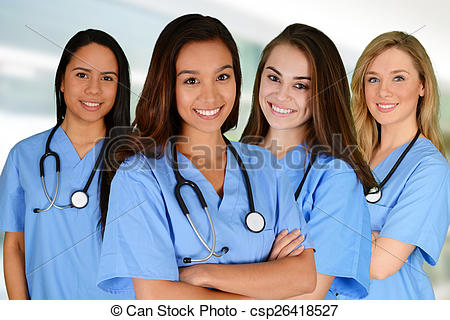 enfermeiras-grupo-banco-de-fotos_csp26418527
