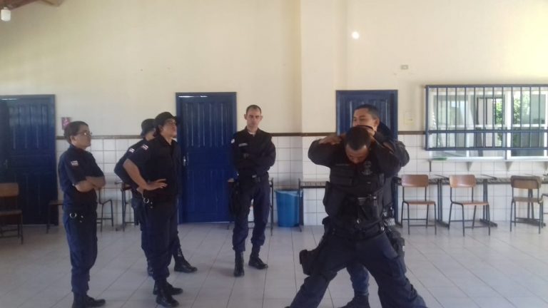 Agentes da Guarda Municipal de Lagarto realizam instrução a Guarda Municipal de Adustina