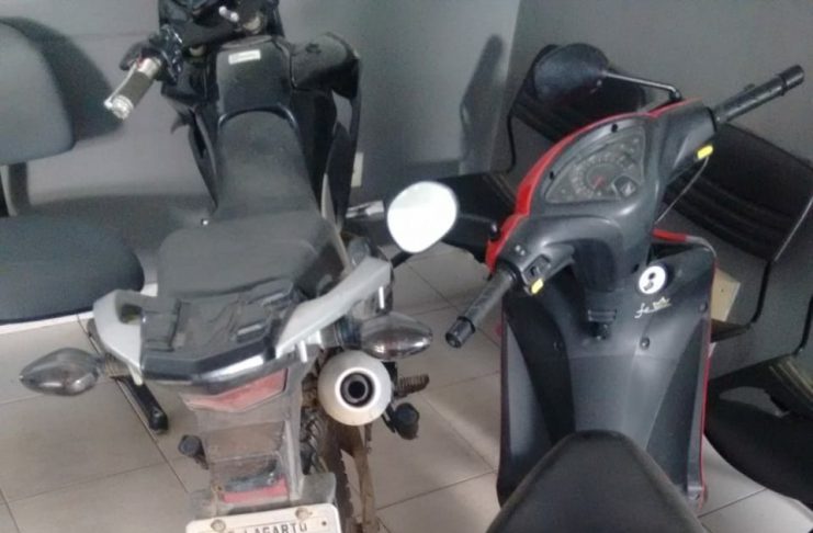 motocicletas recuperadas