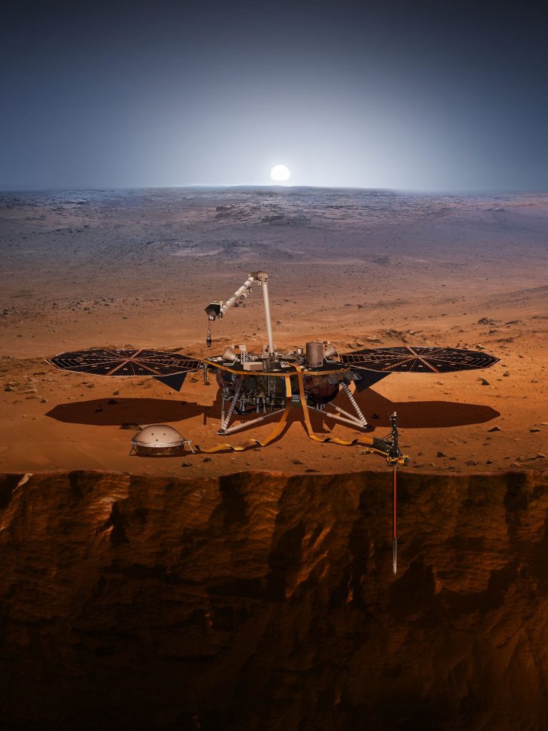 Nasa lança sonda para investigar interior de Marte e detectar terremotos no planeta