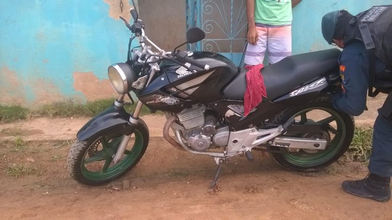 Moto recuperada em Lagarto