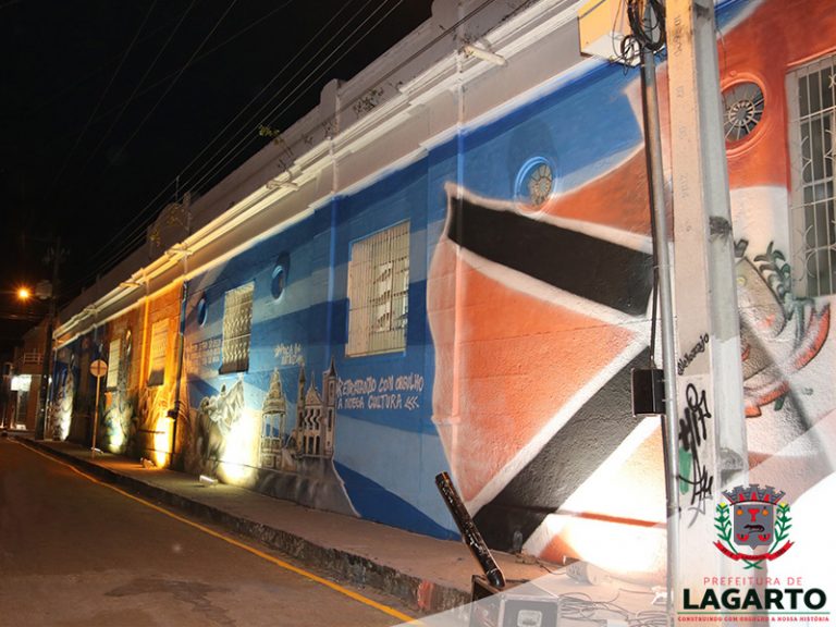 Inauguração do maior grafite de Sergipe foi um show em homenagens e emoções