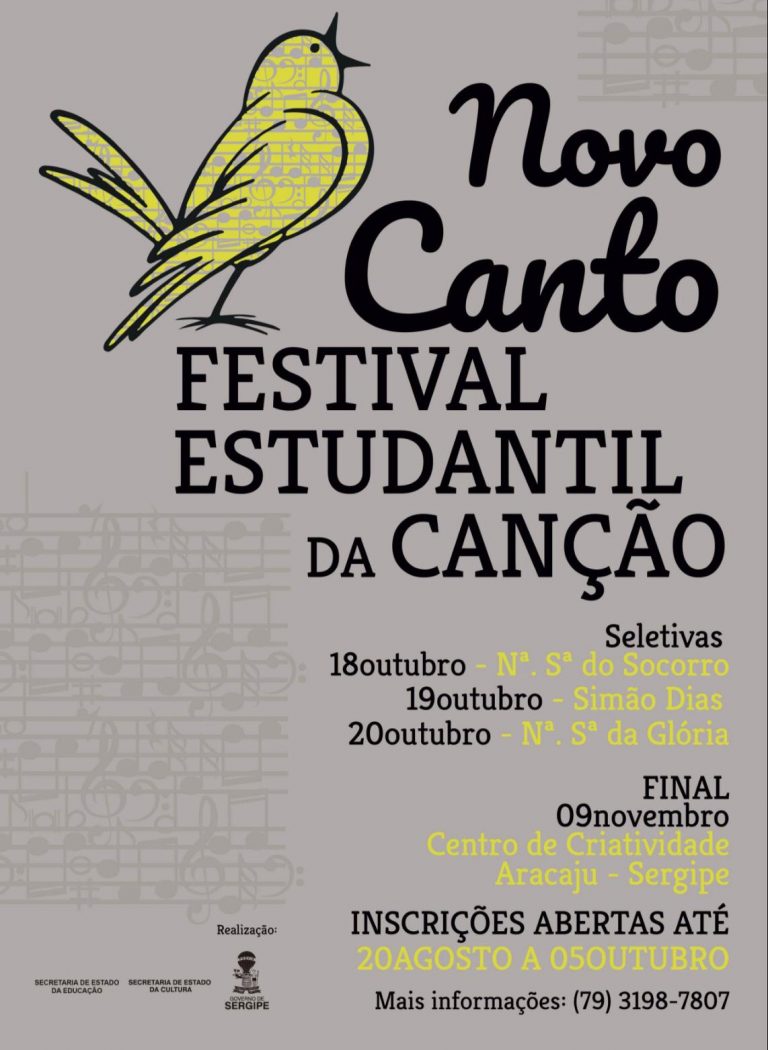 Festival Novo Canto abre inscrições para jovens estudantes da rede pública