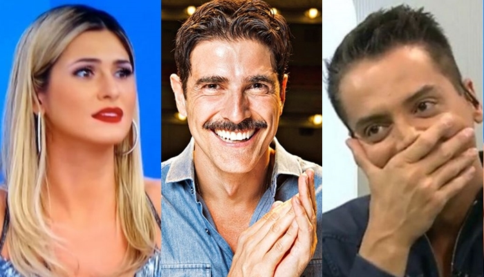 Ao vivo no SBT, Lívia Andrade fica em dúvida e questiona: “O Gianecchini é gay?”