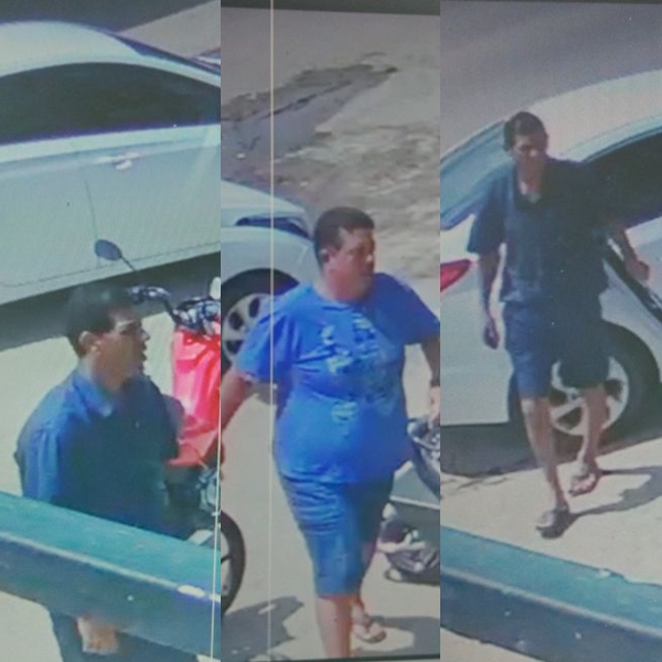 Três homens realizaram arrastão em loja de material de construção