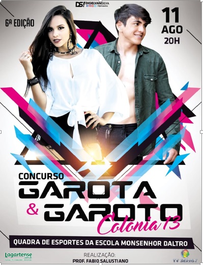 6ª edição do Concurso Garota & Garoto Colonia13ª
