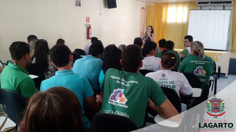 Através do Núcleo de Educação Permanente em Saúde SMS realizou palestras para Agentes Comunitários de Lagarto