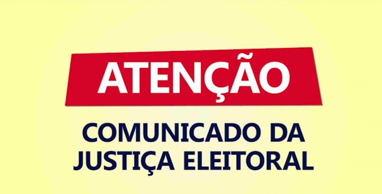 COMUNICADO: Justiça Eleitoral, Lagarto/SE