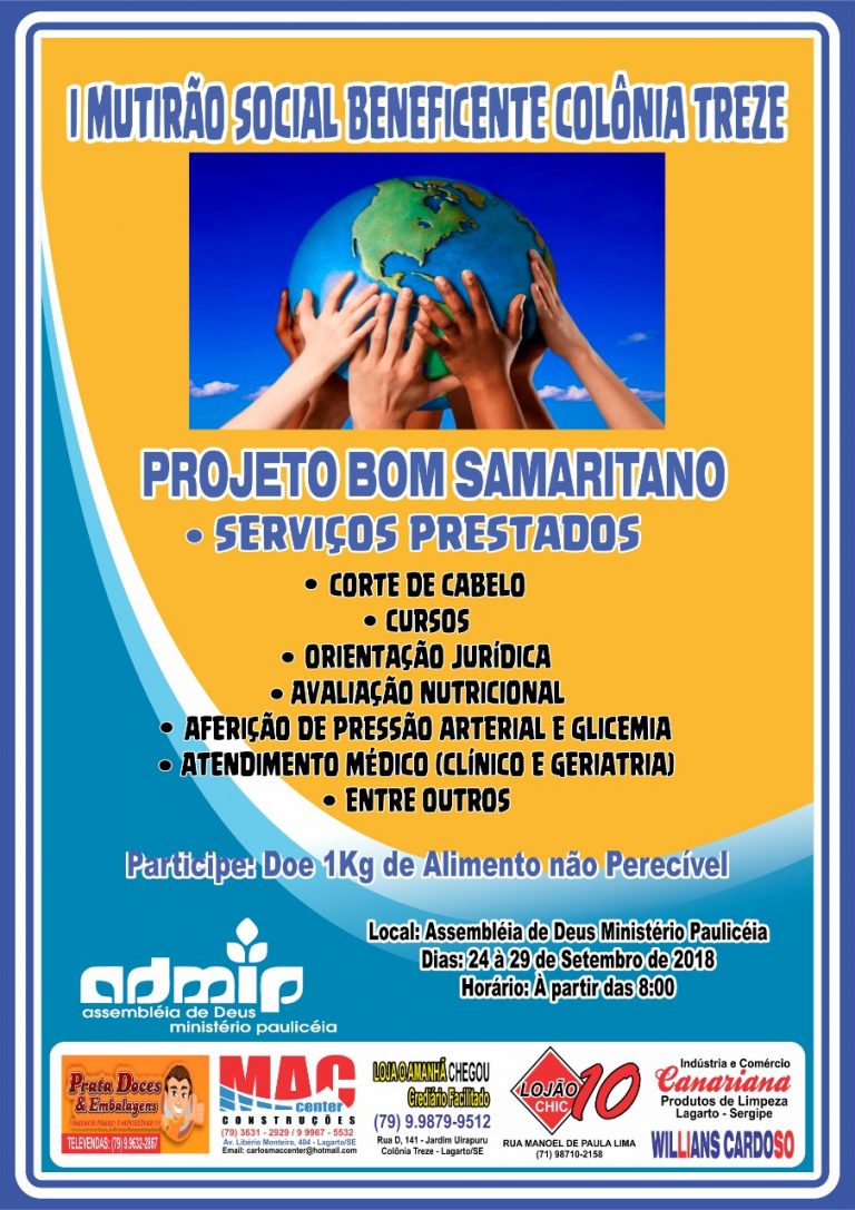 1º Mutirão Social Beneficente Colônia Treze