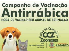 Zoonoses inicia a Campanha de Vacinação Antirrábica