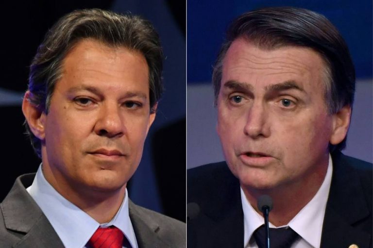 Bolsonaro lidera intenções de voto no Estado de São Paulo com 54%.