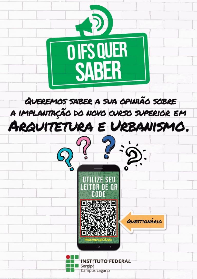 IFS – Campus Lagarto lança consulta pública sobre a implantação do curso de arquitetura e urbanismo