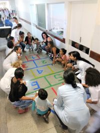 Atividades lúdicas e recreativas na Semana da Criança do Hospital Universitário​