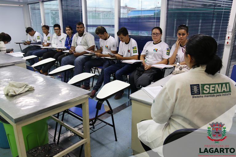 Qualificação gratuita: Senai e Prefeitura de Lagarto dão início ao Projeto de Interiorização