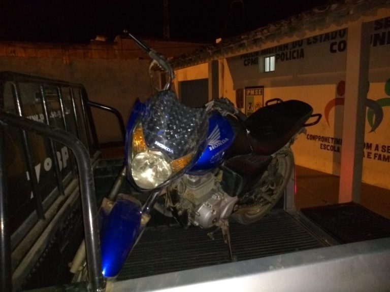 7° Batalhão recupera motocicleta , em menos de 24 horas, após o roubo em Lagarto