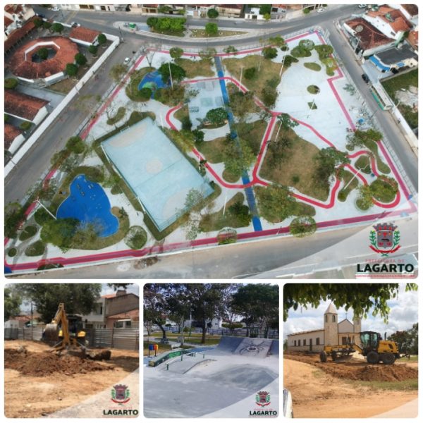 Prefeitura investe em revitalização de mais praças: a cidade e os povoados são beneficiados igualmente