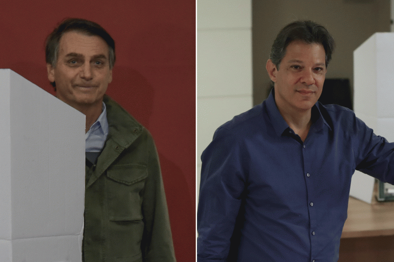 Candidatos à Presidência no 2º turno votam na manhã deste domingo.