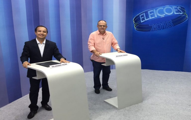 Candidatos ao governo de SE participam de debate na TV Sergipe.