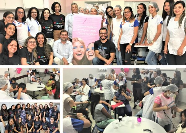 Ação educativa destaca o  Outubro Rosa no Hospital Universitário de Lagarto