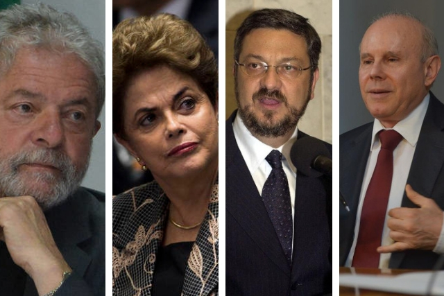 Lula, Dilma, Palocci e Mantega viram réus na Justiça Federal.