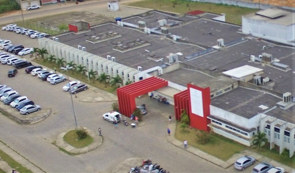 Obra de revitalização da recepção geral do Hospital Universitário deve ser concluída na primeira quinzena de dezembro .