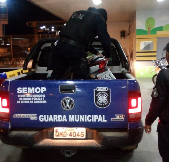 Guarda municipal de Lagarto recupera motocicleta minutos após a mesma ser furtada